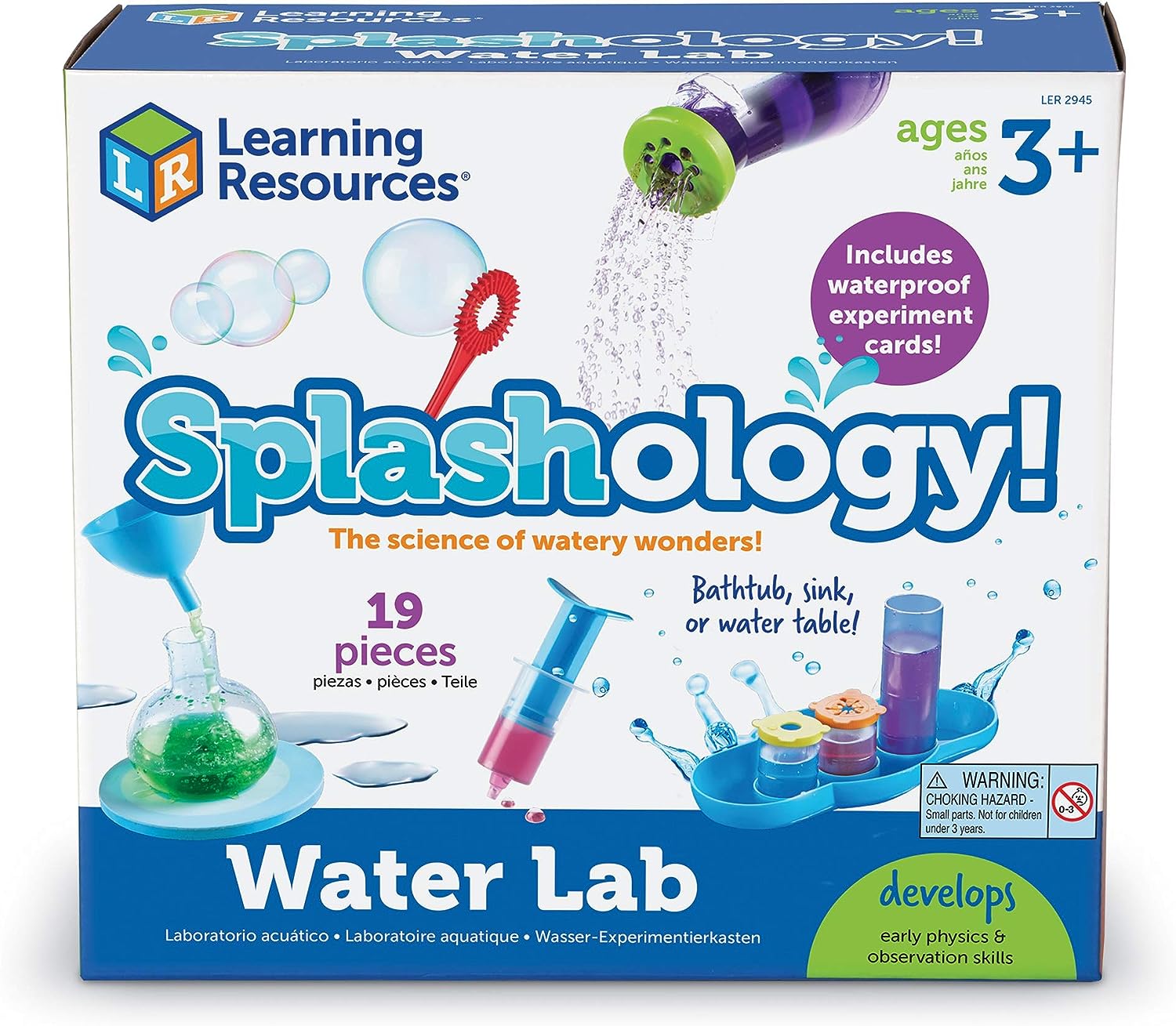 Wissenschaftliches Experimentier-Wasser-Set für Kinder