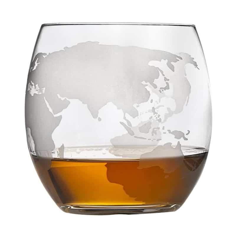 Whiskey karaffelsæt med globusglas