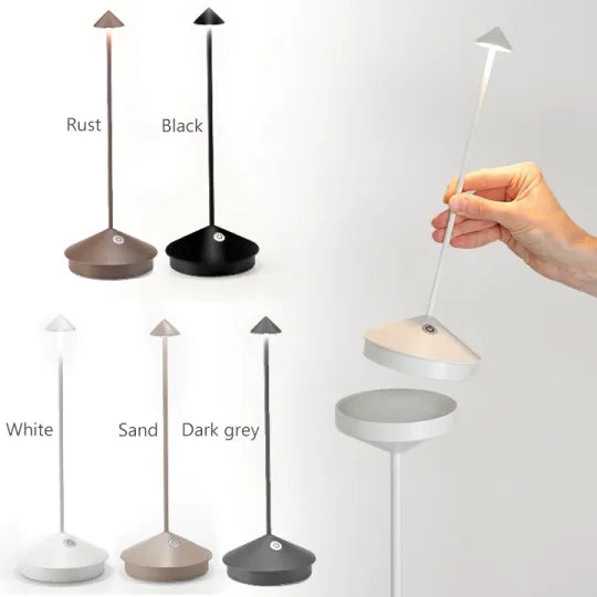LED stolní lampa stmívatelná vodotěsná moderní světlo