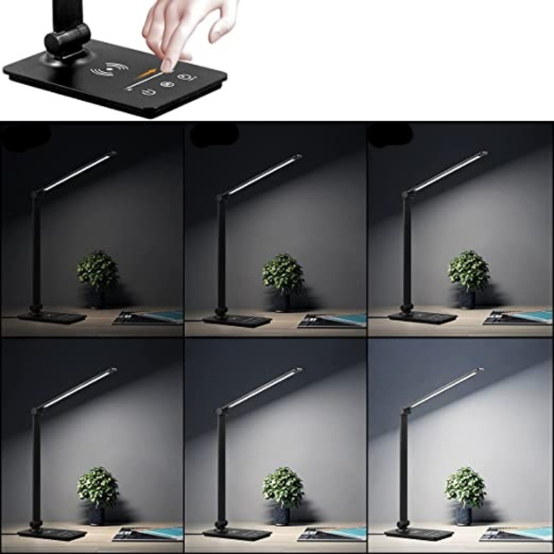 ModernGlow - Bezdrátová nabíjecí LED stolní lampa s dotykovým ovládáním