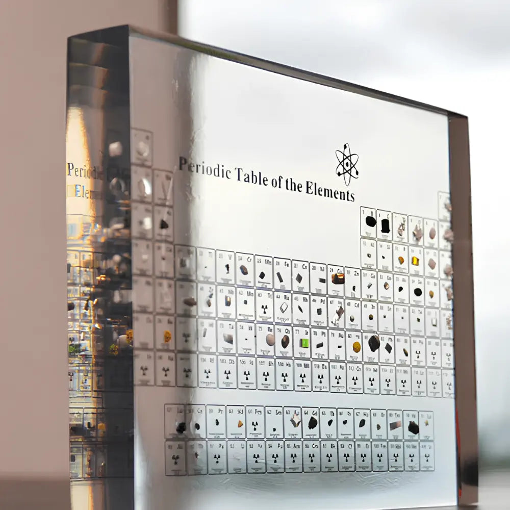 Bordlampe Akryl Periodisk Tabel Display