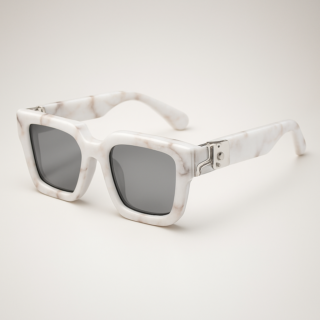 Black Square UV Protection Sunglasses