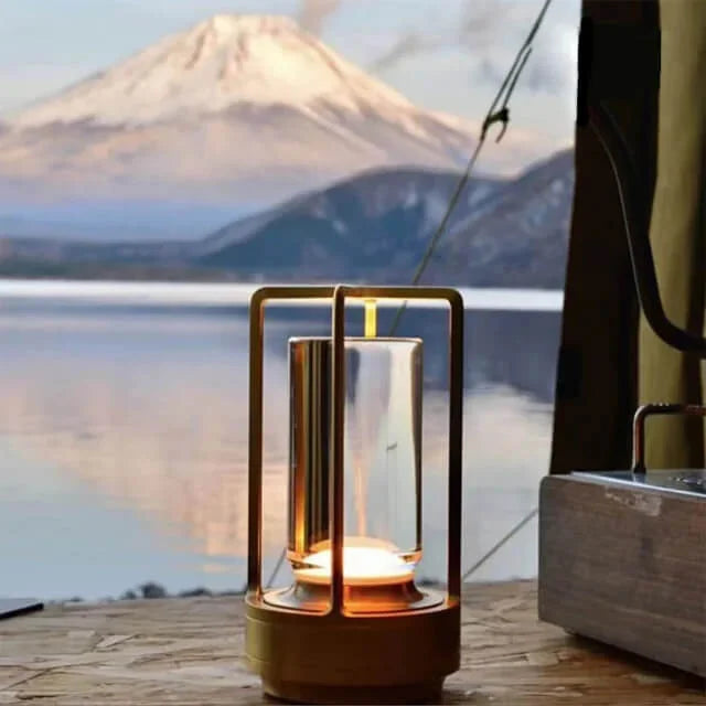 Bordlampe Krystalgas Genopladeligt Lys