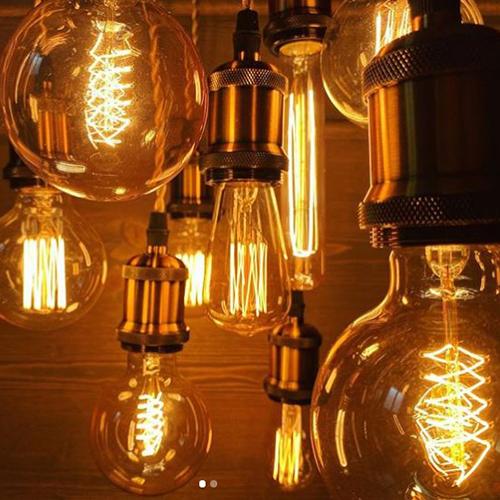 Vintage Edison žárovka dekorativní stmívatelné světla