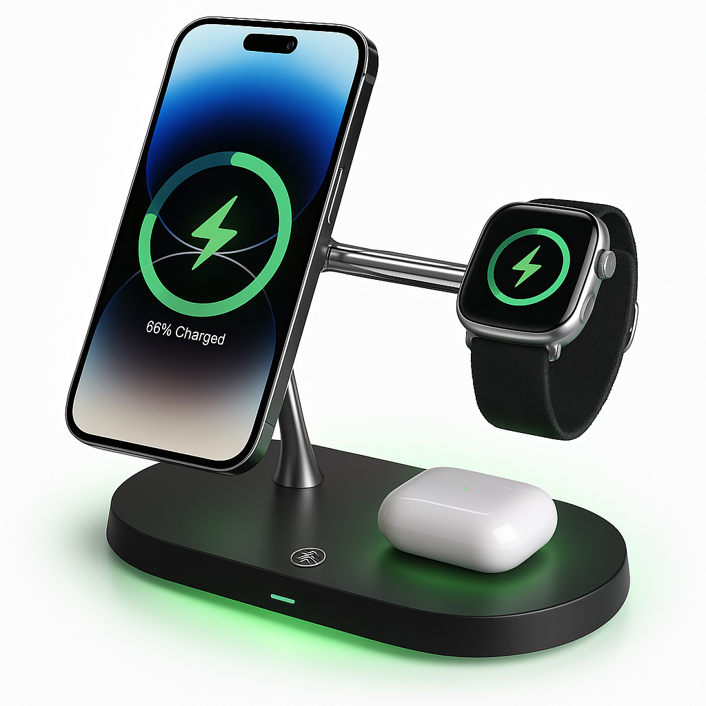 複数デバイス用ワイヤレス充電ステーション