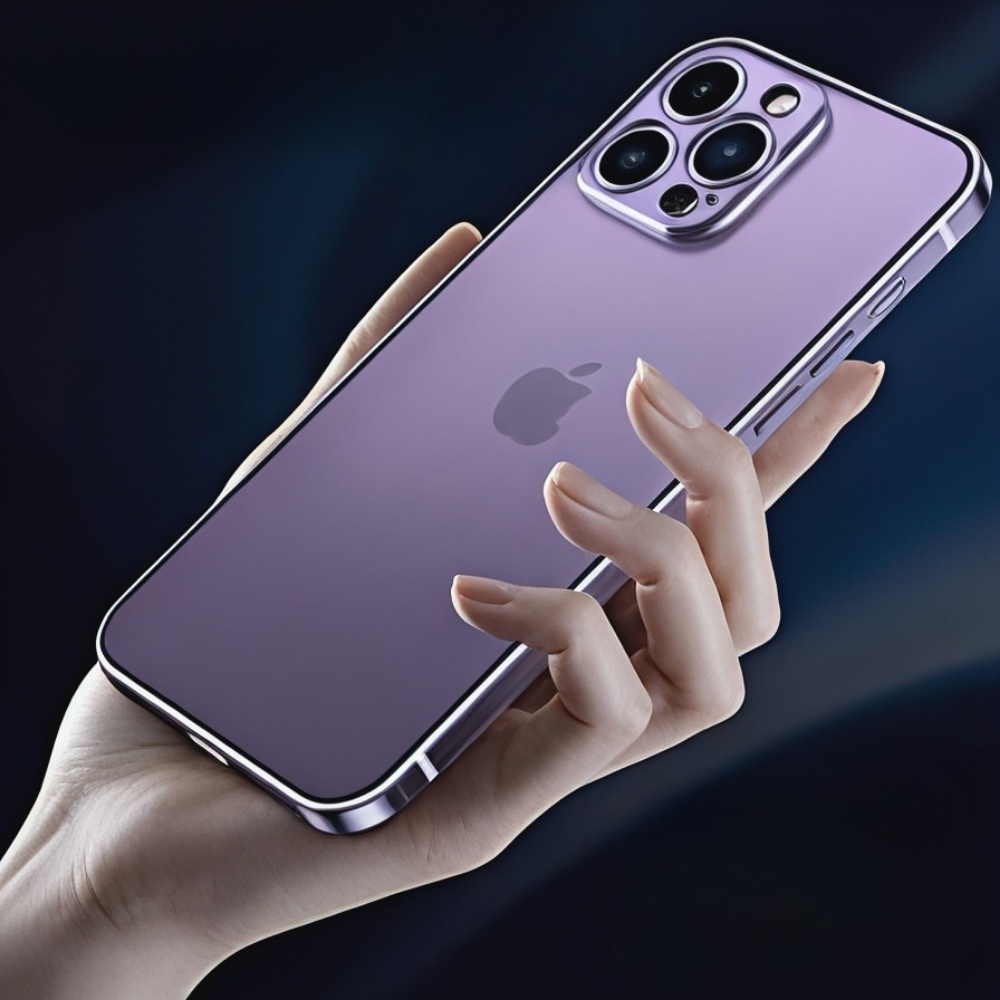 Custodia smartphone alluminio antiurto sottile