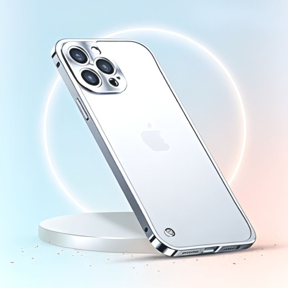 Custodia smartphone alluminio antiurto sottile