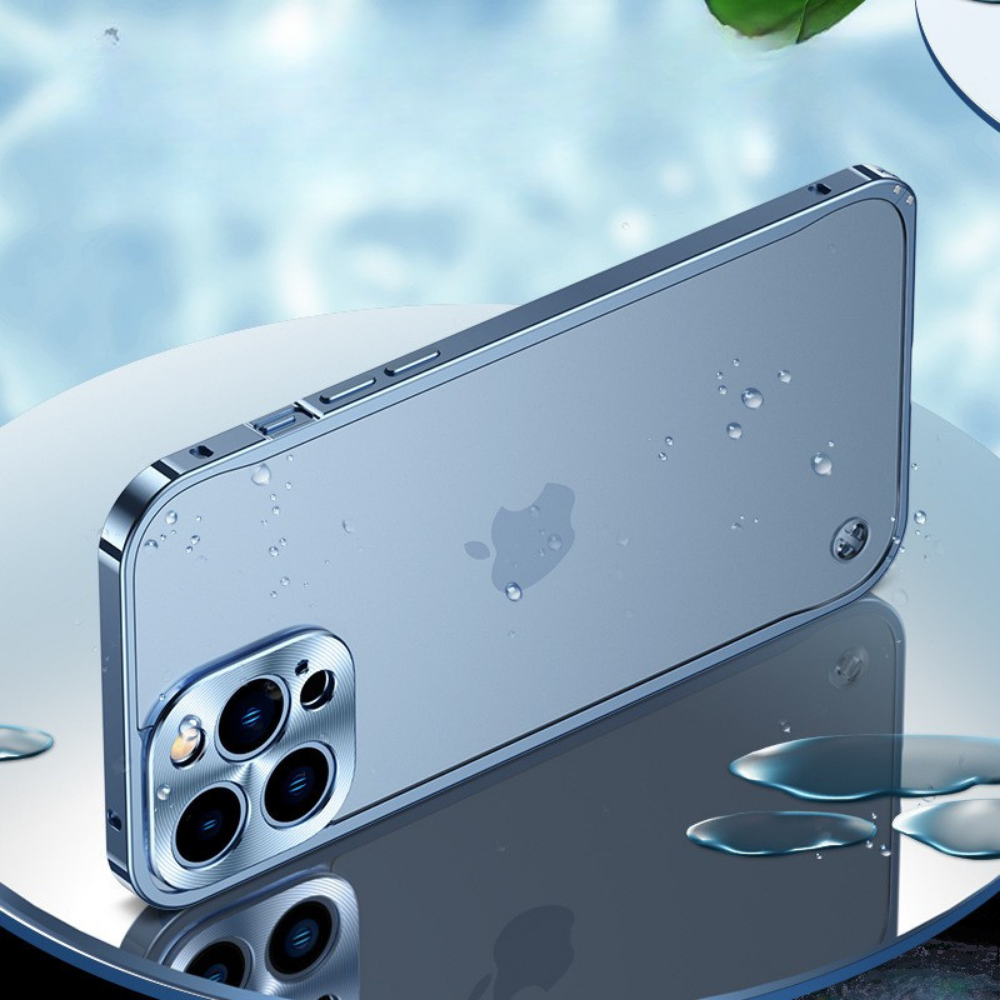 Custodia smartphone alluminio antiurto sottile