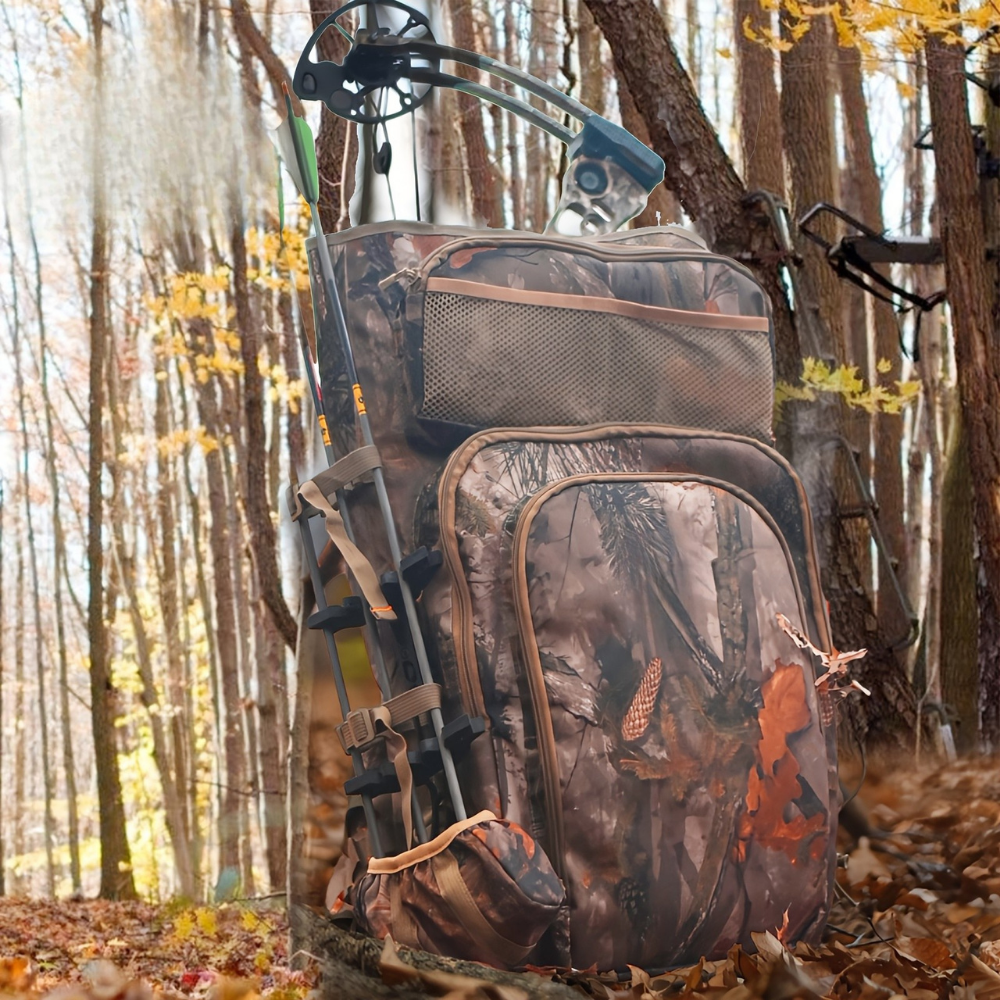 Men’s Tactical Waterproof Hunting Gear Backpack | Bow Holder, Quiver