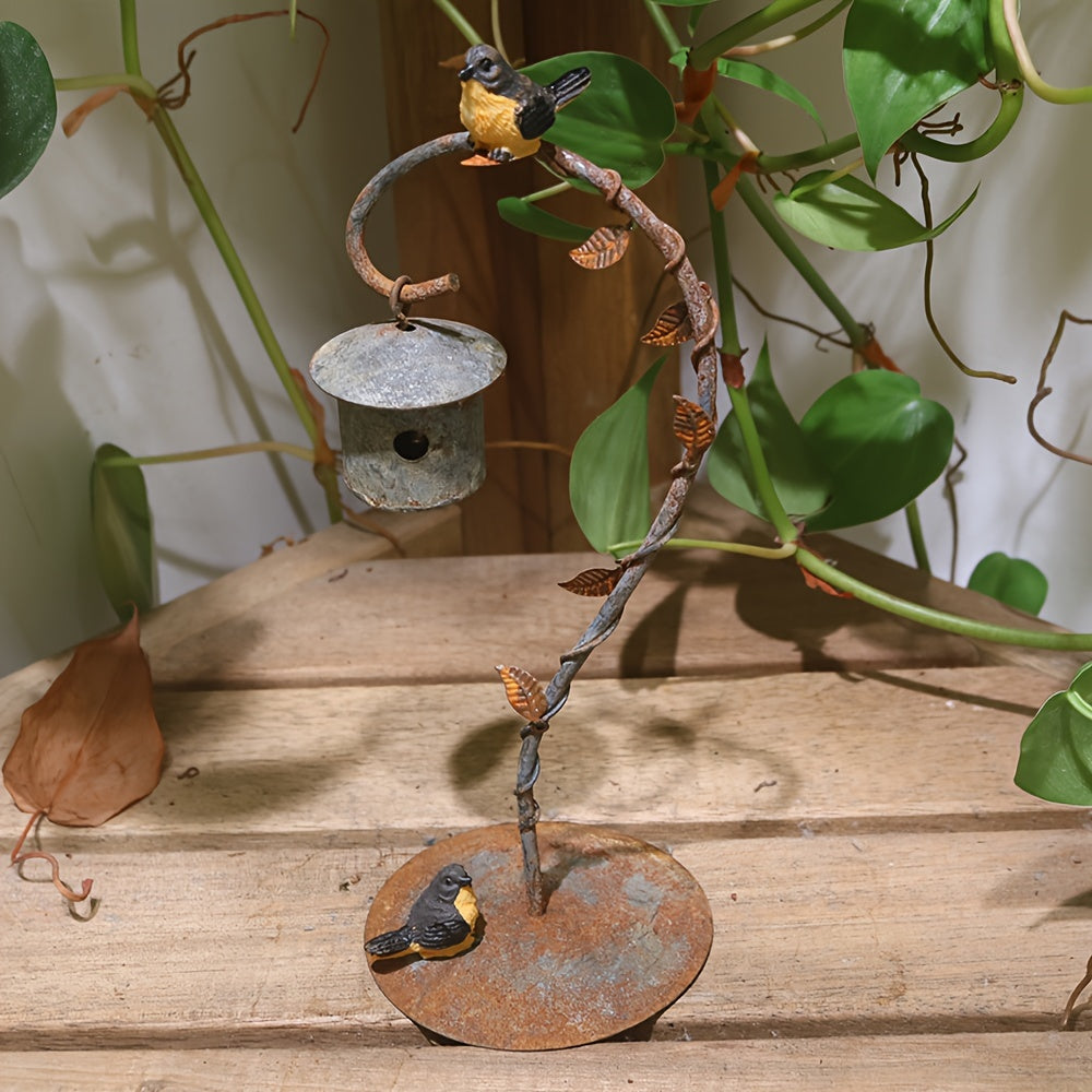 Havepynt Miniature Jern Fe Sæt Dekor