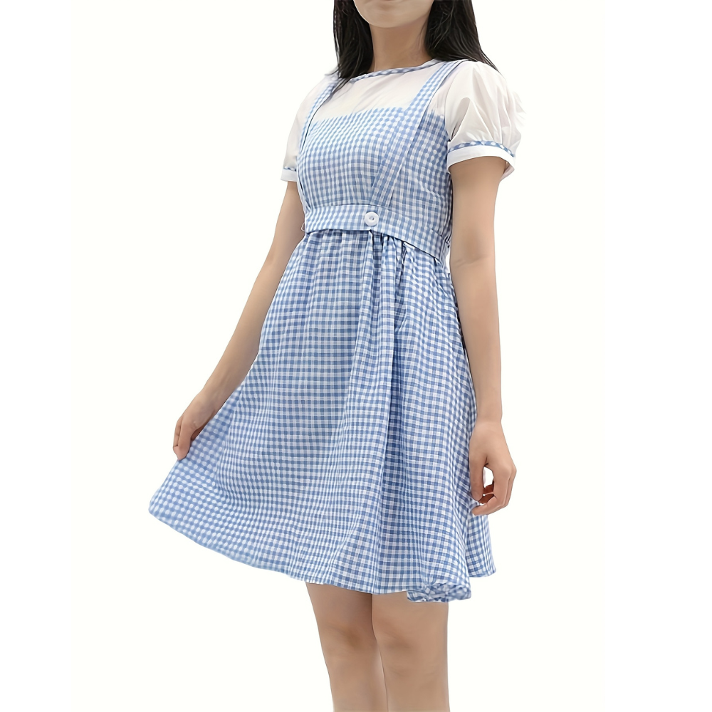 Halloween Dress Costume Dress Gingham Dress