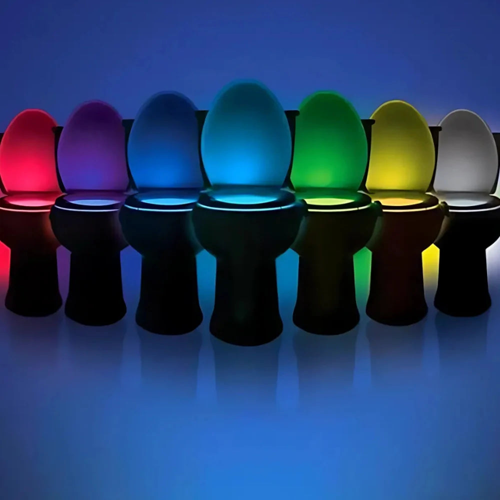 Toiletlys LED natgulvsensorlampe