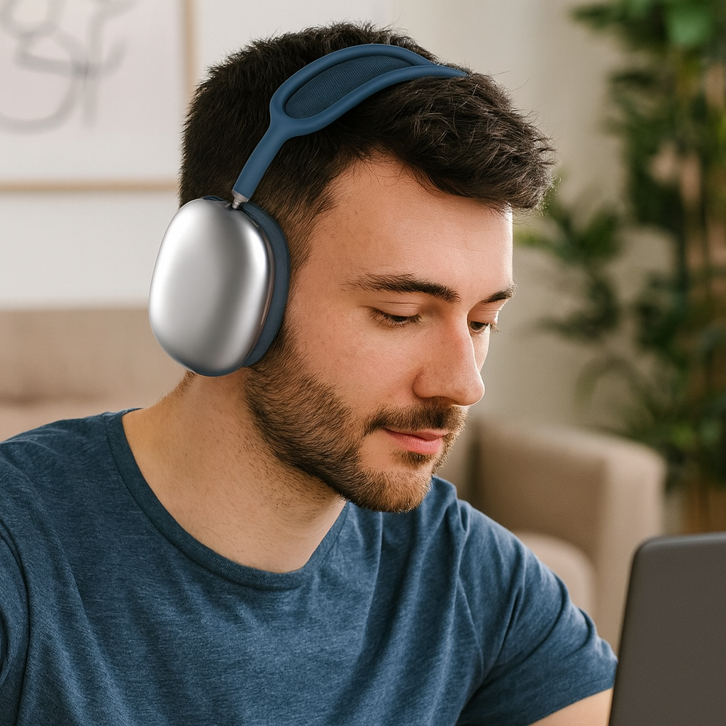 Casque Bluetooth Circum-aural à Réduction de Bruit