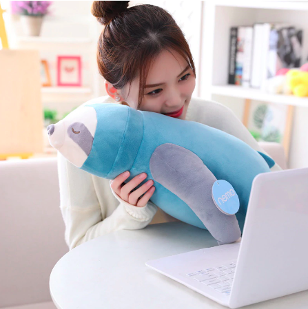 Plush Toy Soft Sloth Cushion for Kids