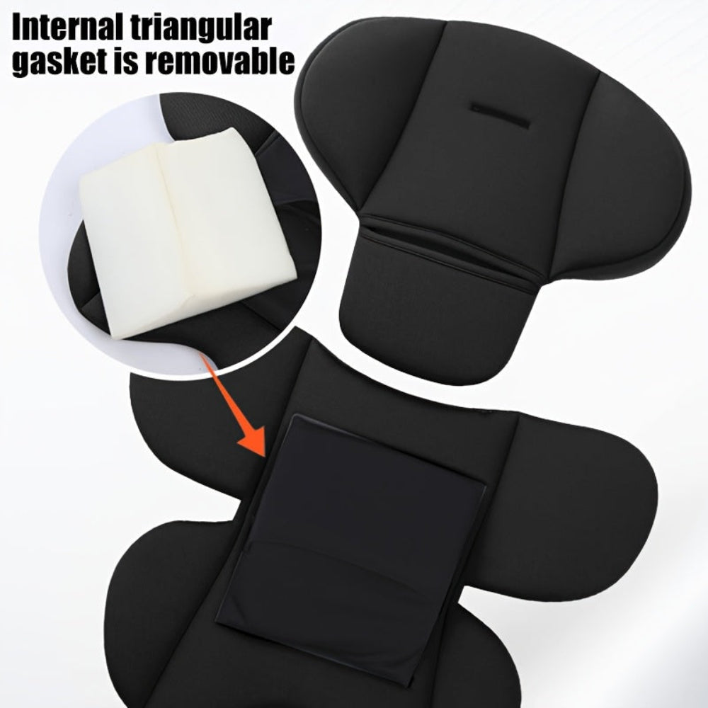 Car Seat Cushion Set Kids Support Pad Breathable Travel Comfort