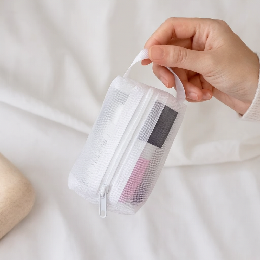 Trousse compacte pour accessoires de voyage pour femmes | Organisateur de toilette