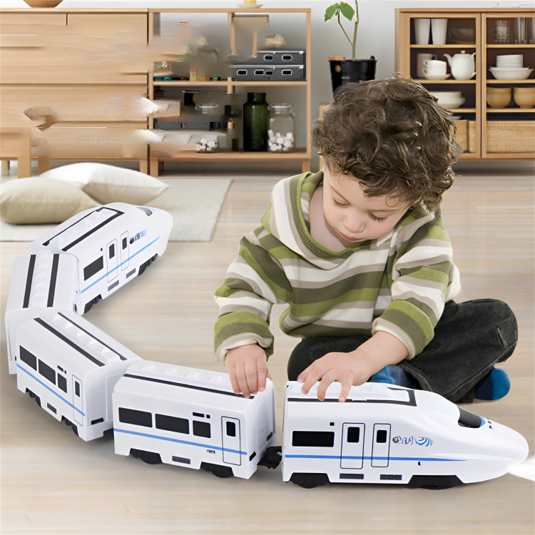 Jouet en bois Train éducatif Ensemble de jeu pour tout-petits