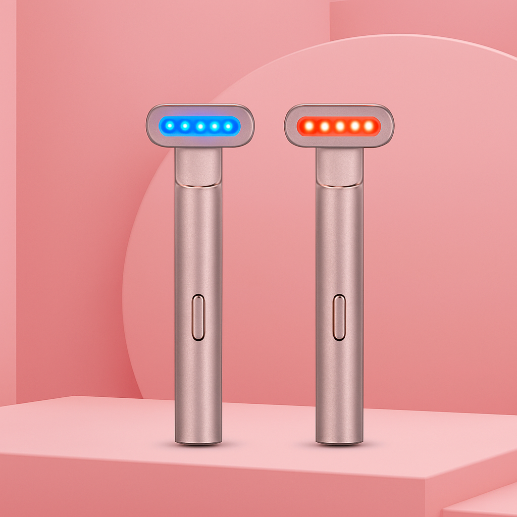 LED ansigtsmassager rødlysterapienhed
