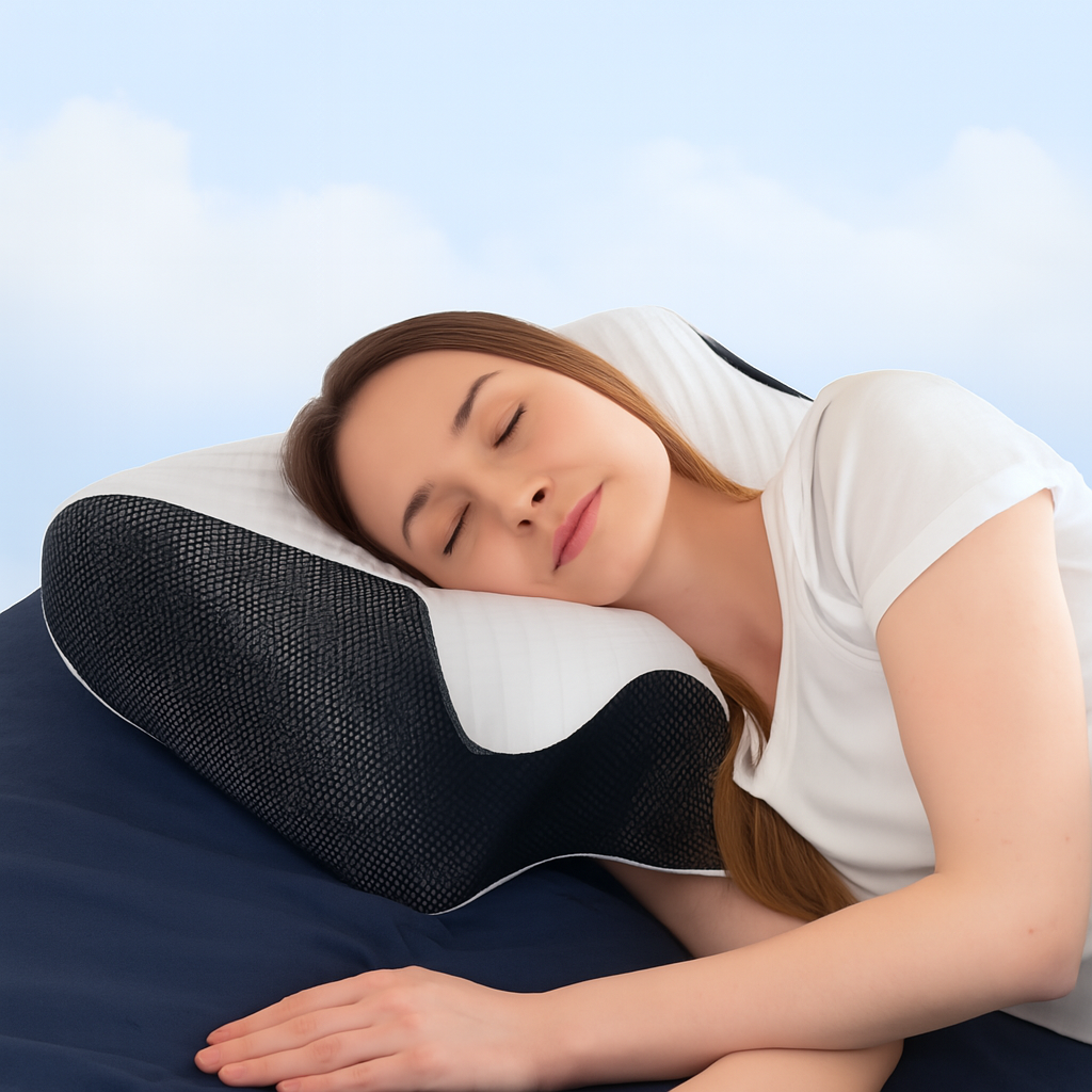Orthopedic Memory Foam Pillow Neck Shoulder Support