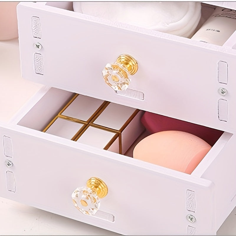 Makeup-spejl med opbevaring sødt borddesign