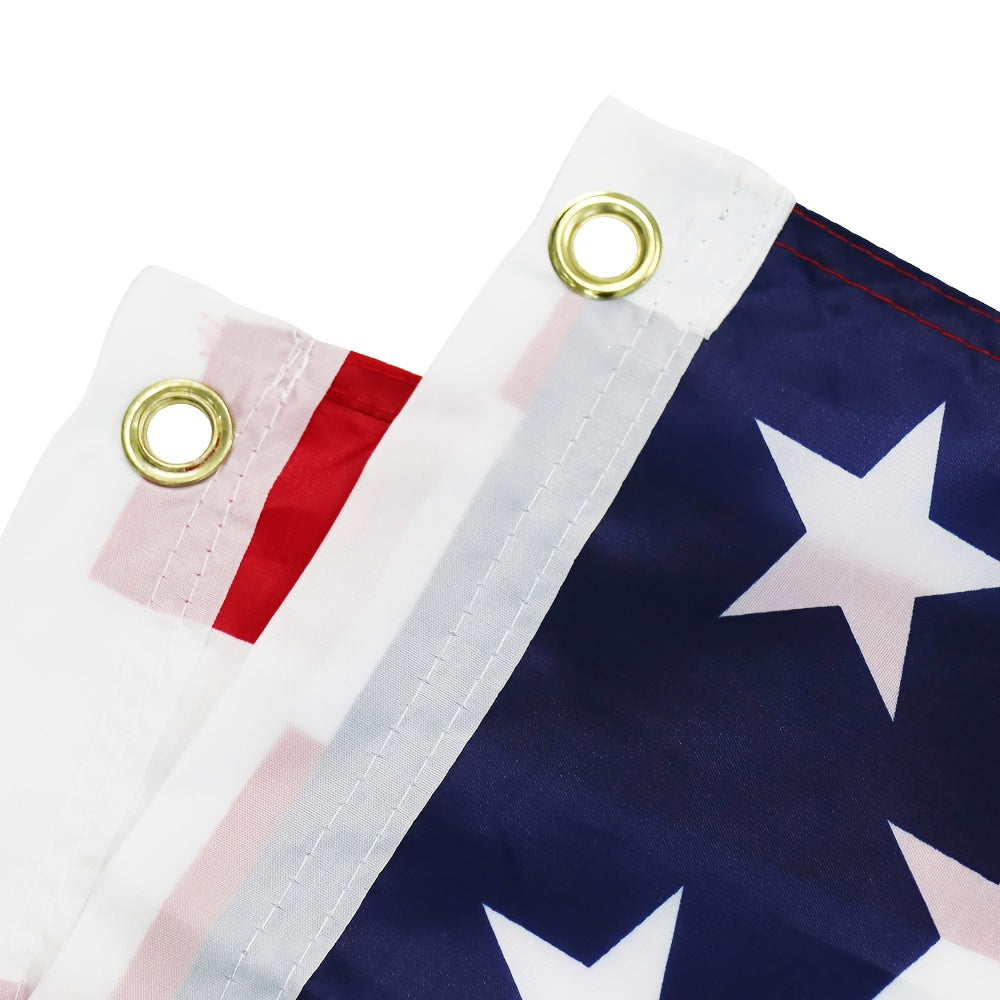 Bandera Americana Duradera para Exterior Todo Clima Poliéster Ojales de Latón