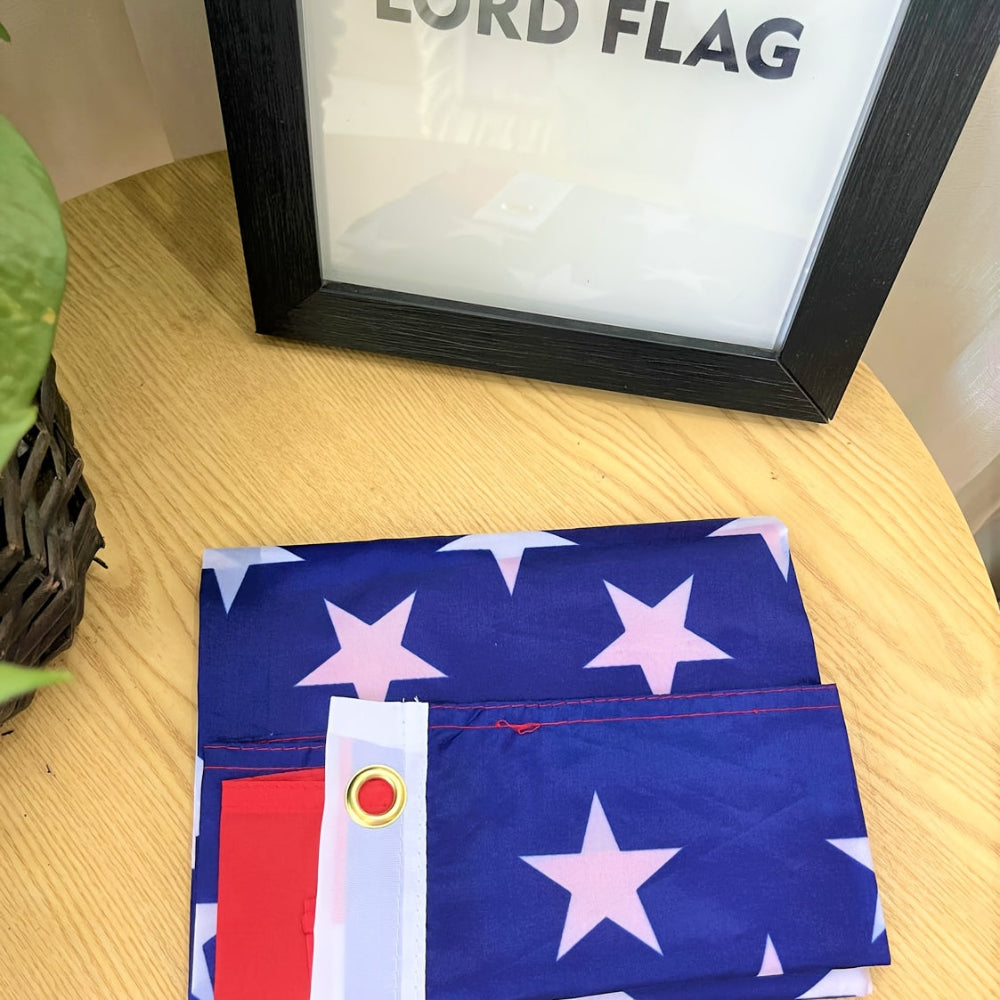 Bandera Americana Duradera para Exterior Todo Clima Poliéster Ojales de Latón