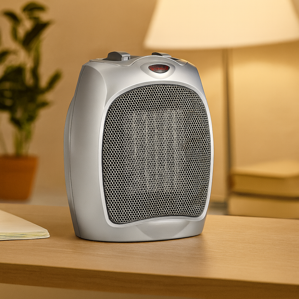 Calefactor eléctrico portátil de cerámica para interiores con control de termostato