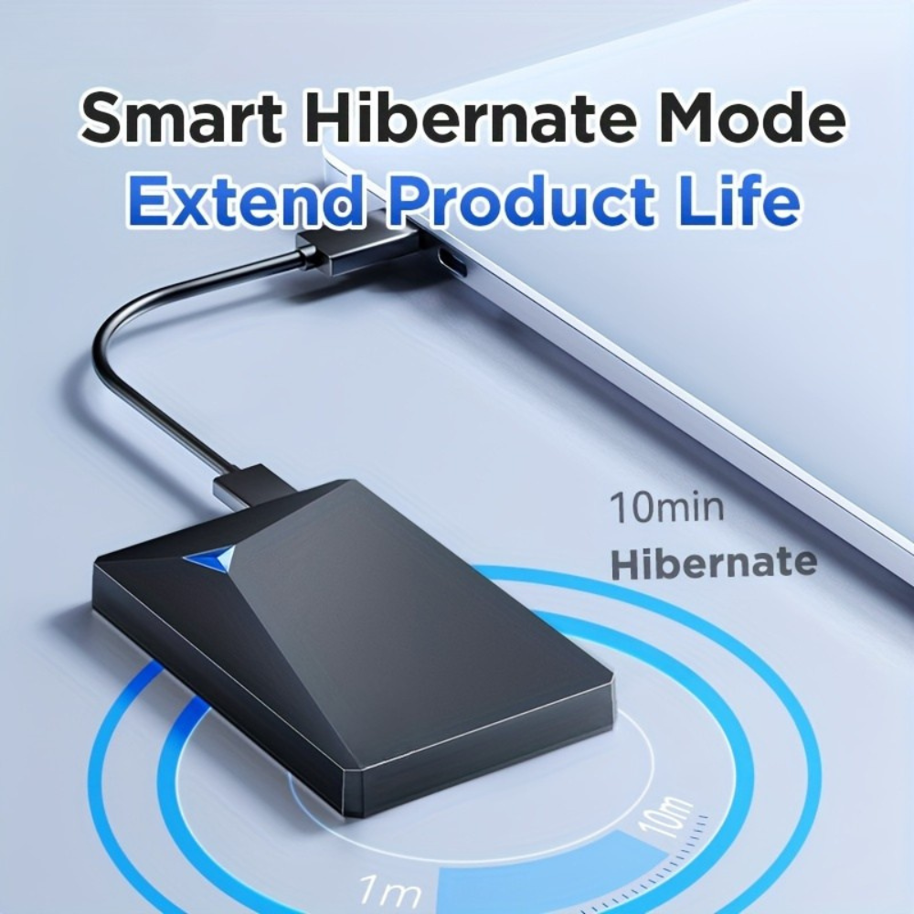 External Hard Drive Portable USB Storage Fast Transfer Backup