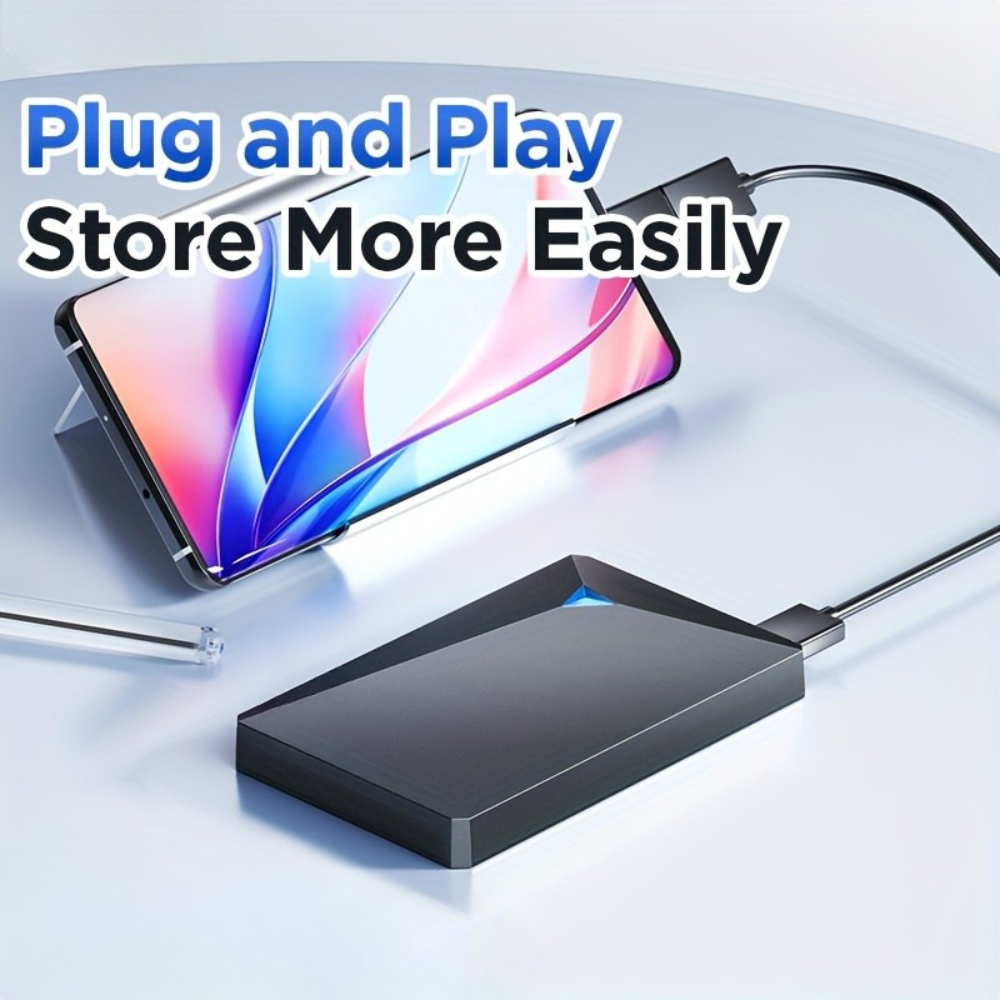 External Hard Drive Portable USB Storage Fast Transfer Backup