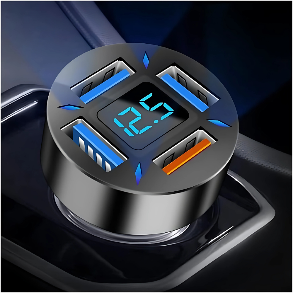 Chargeur de voiture rapide adaptateur USB multi-port