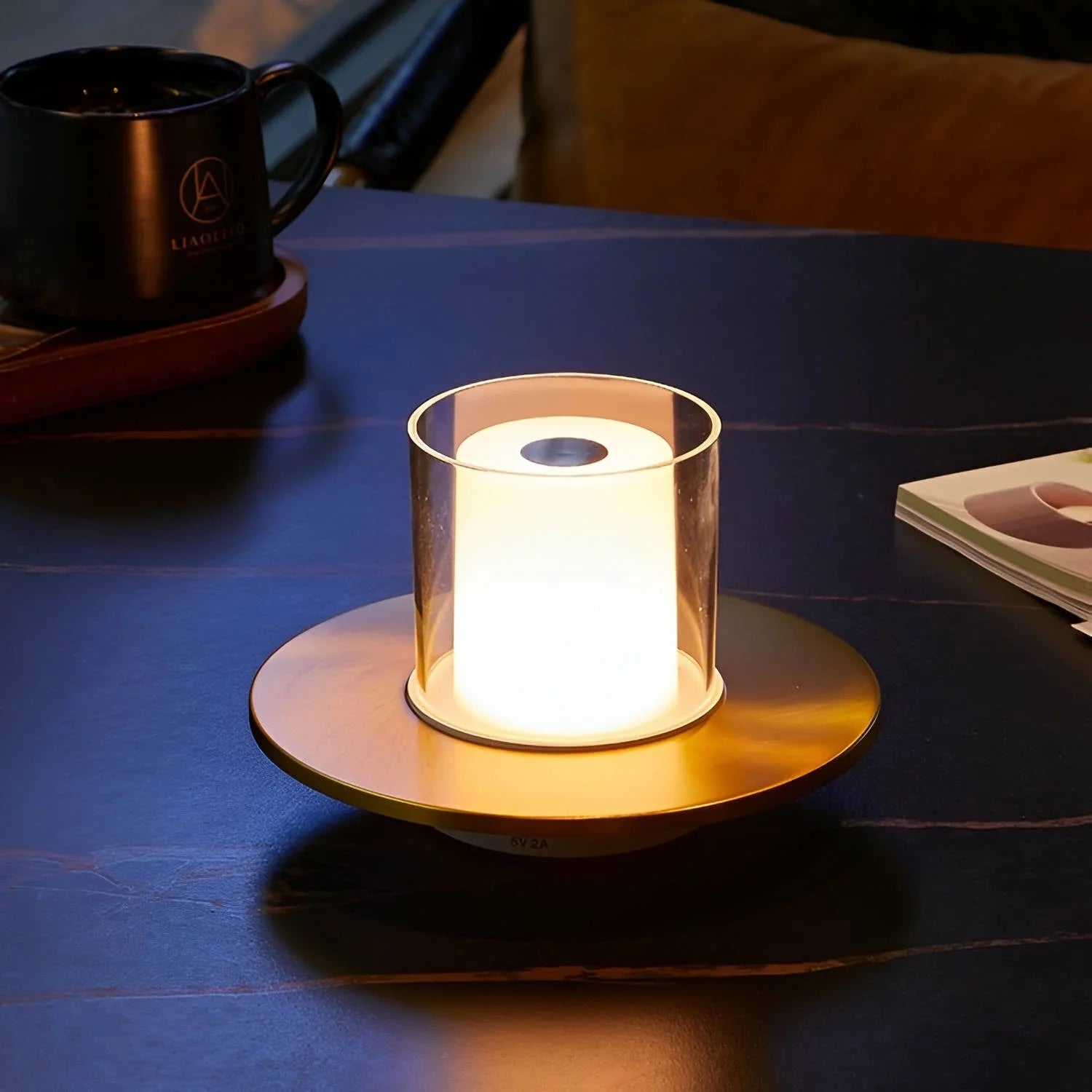 Moderne touchkontrol bordlampe