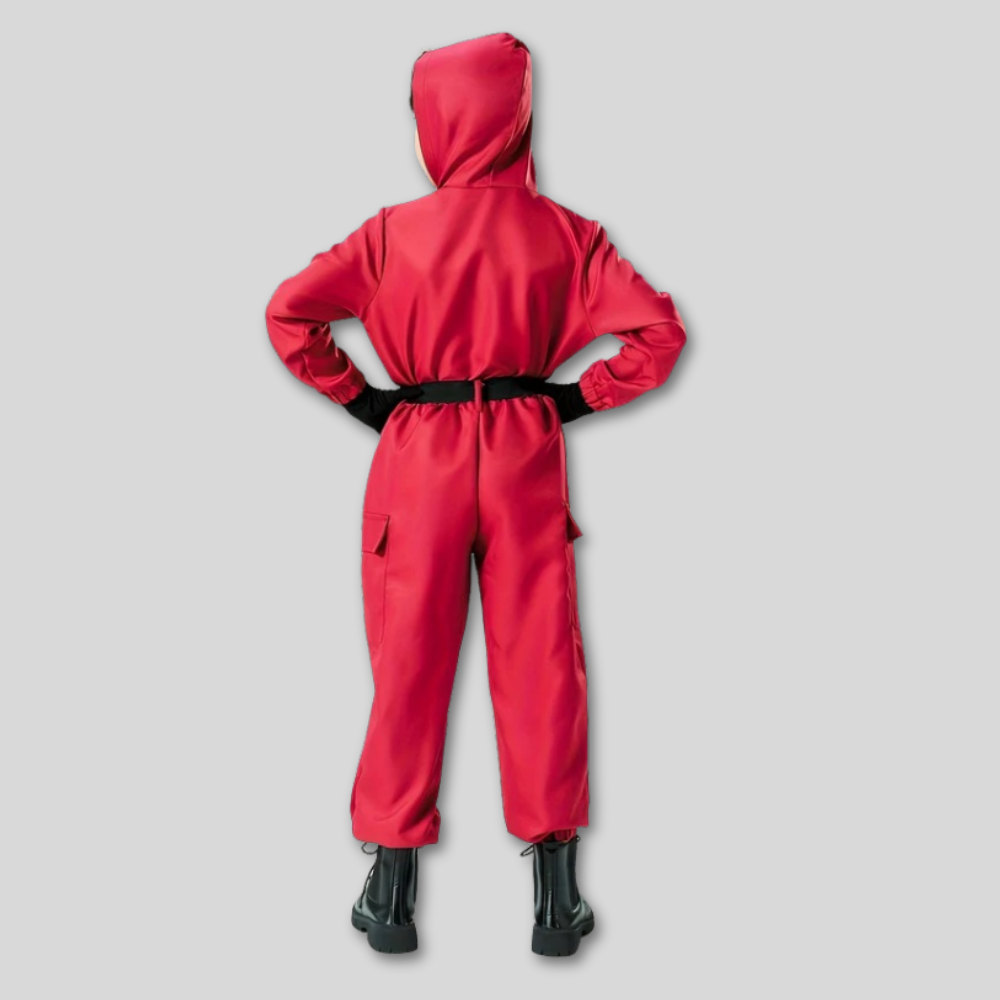ハロウィン キッズ レッドガード コスチューム ジャンプスーツ