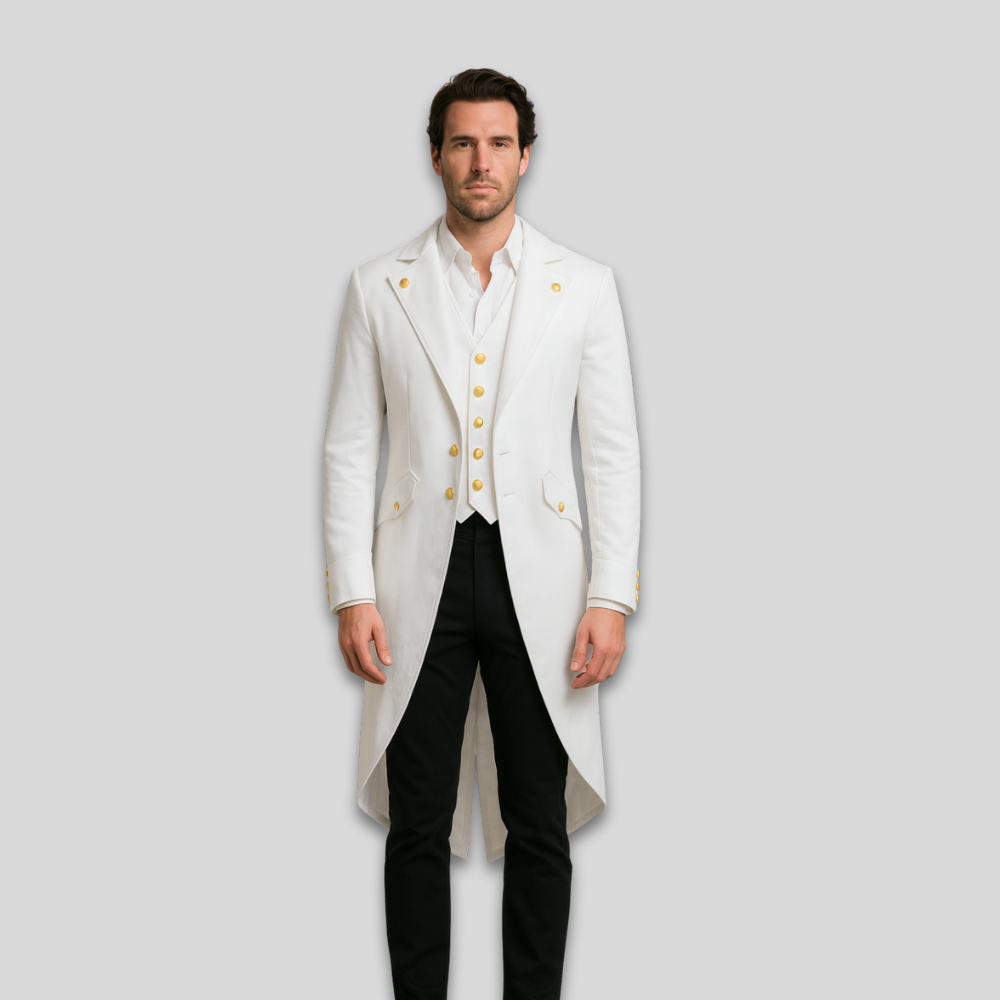 Halloween Clown Costume Gothic Tailcoat Jacket
