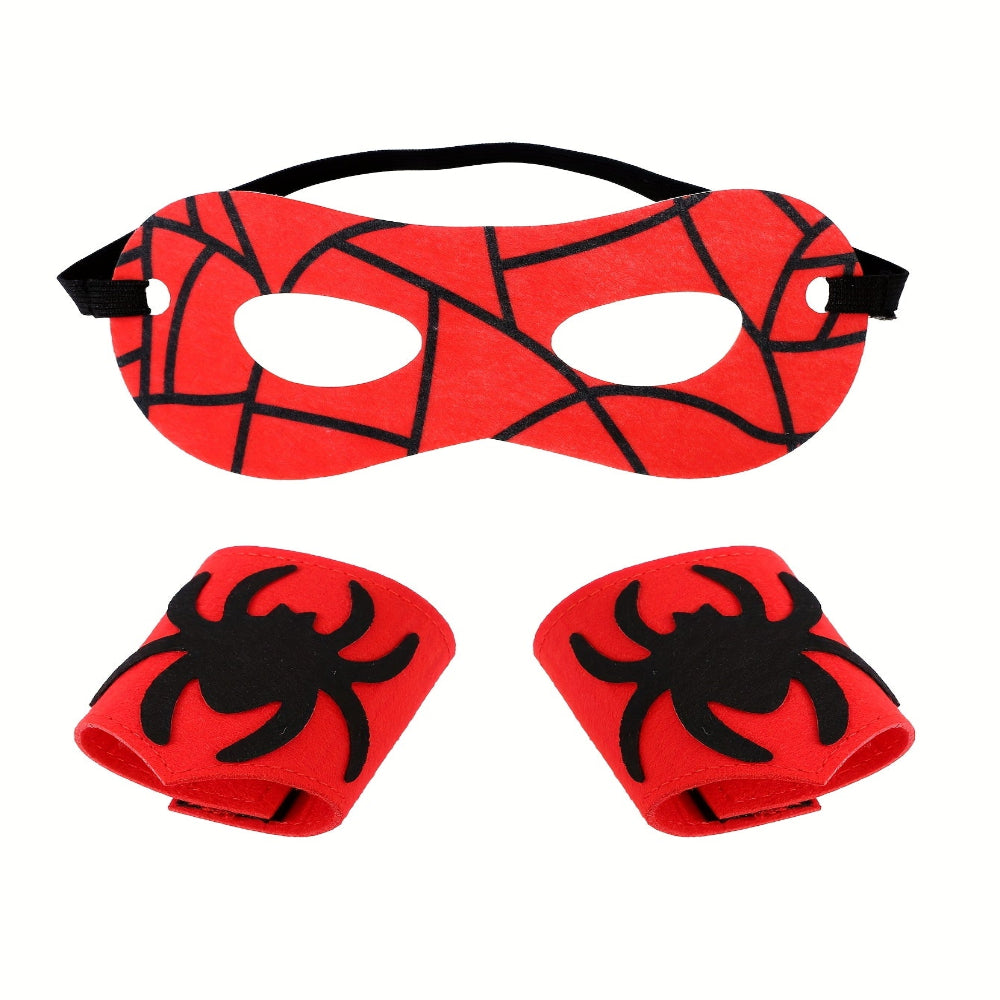 Halloween Costume Kids Superhero Cape Set