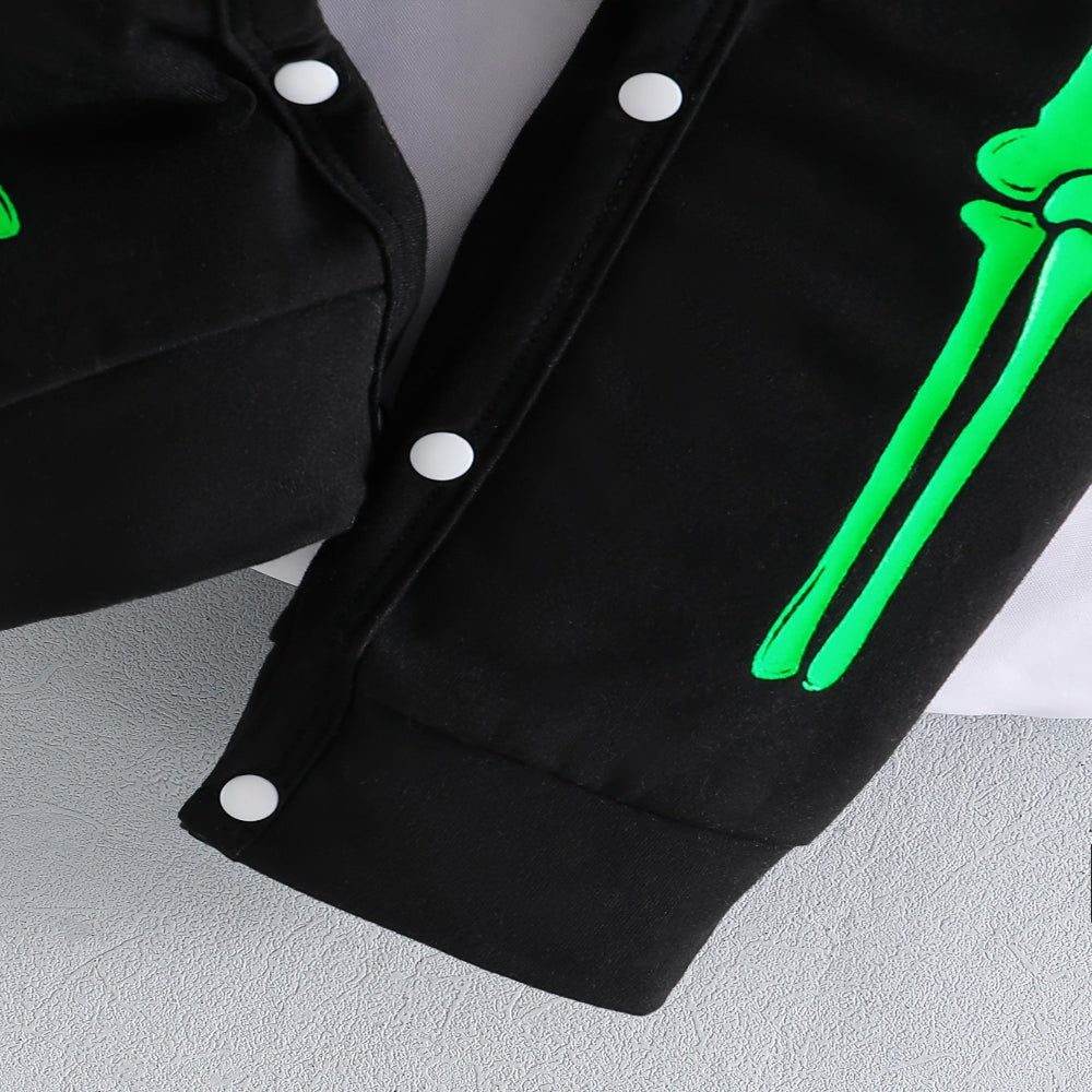 Costume di Halloween Scheletro per Bambino con Cappello