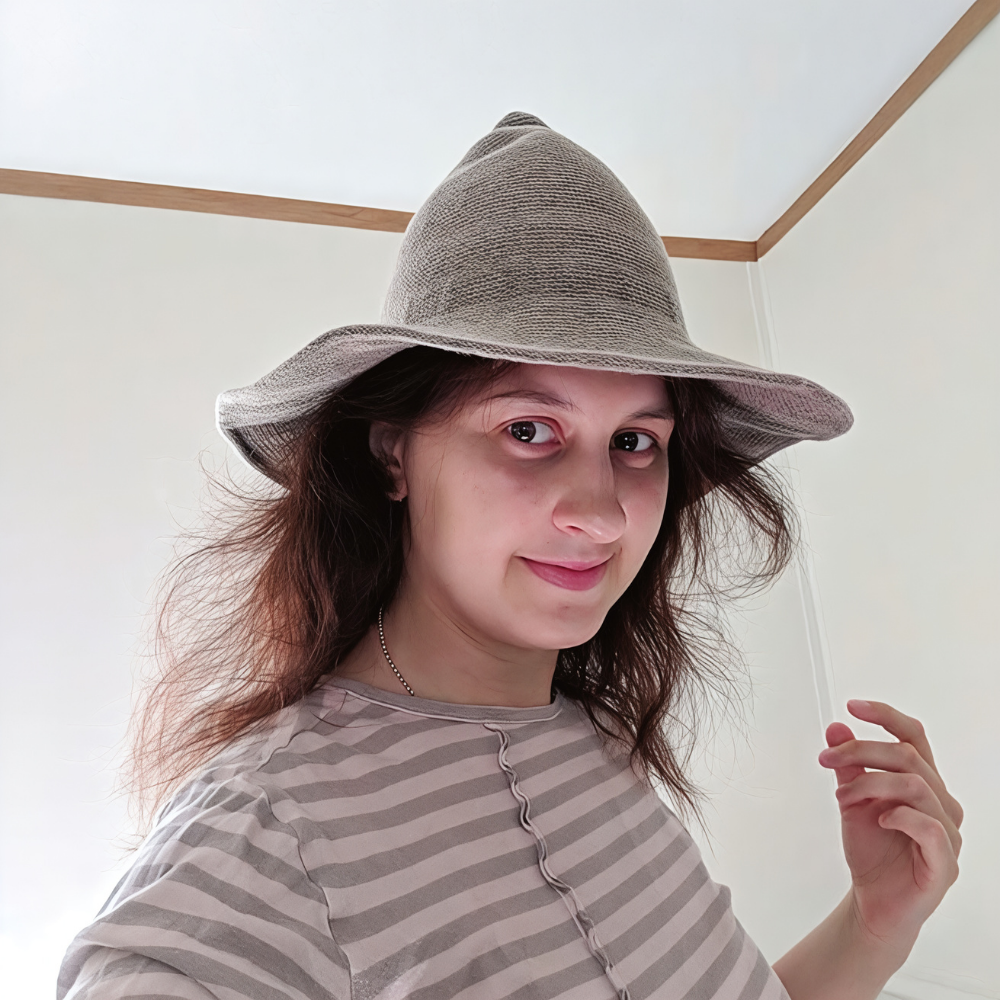 Halloween Costumes Wool Witch Hat Soft Pointed Brim Style