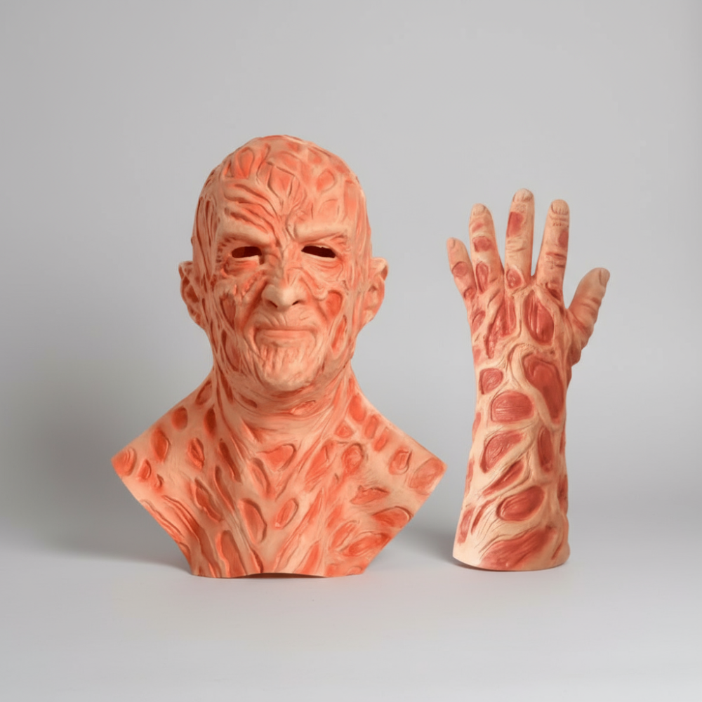 Halloween Horror Mask Realistic Full Head Design