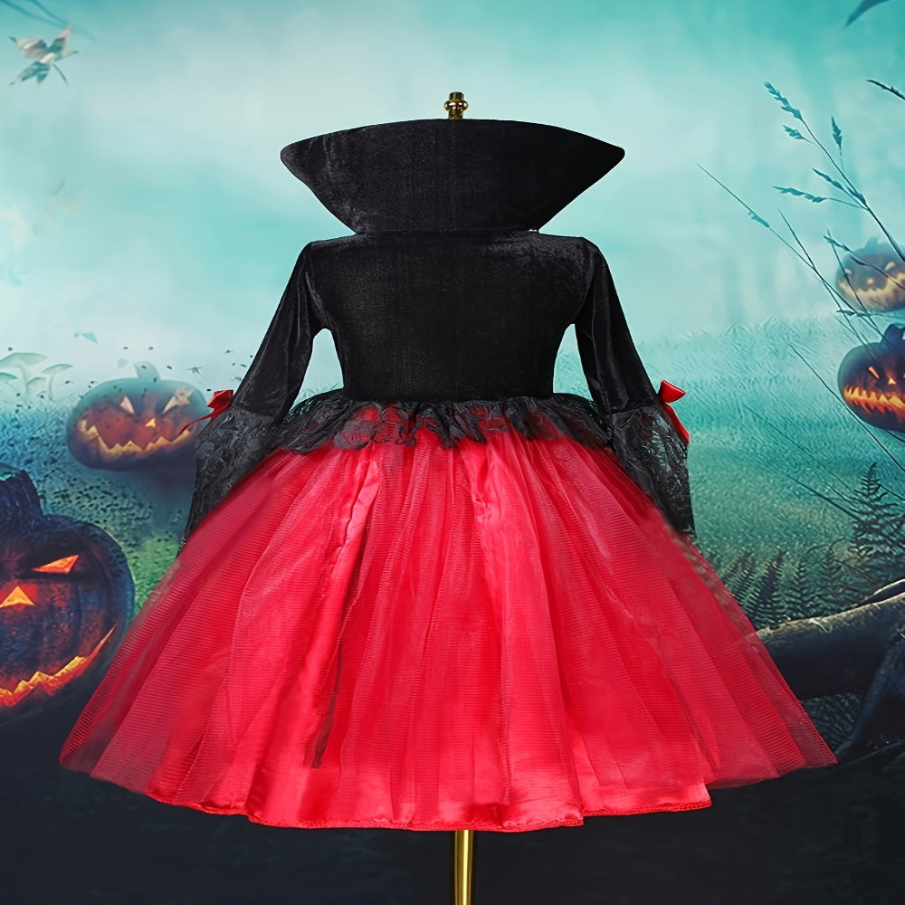 Costume Halloween Enfant Vampire Robe Fille
