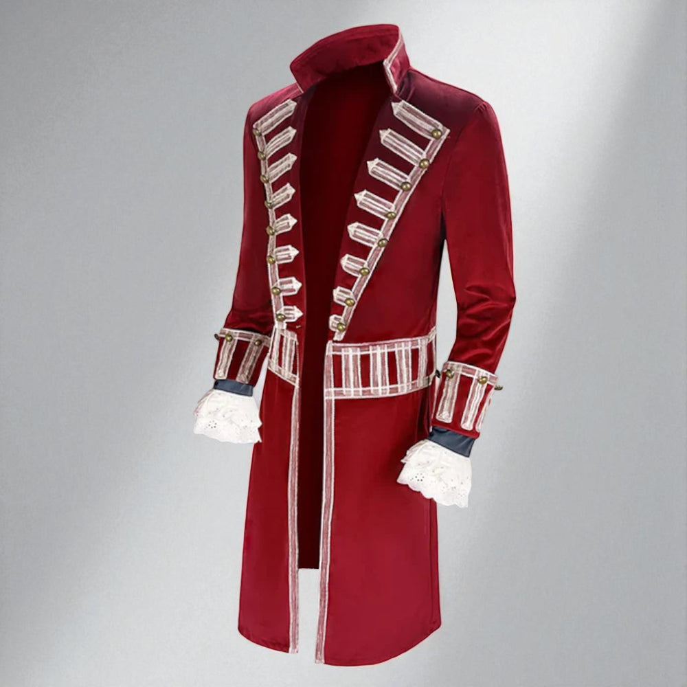 Halloween Pirate Captain Outfit Hook Men Costume
