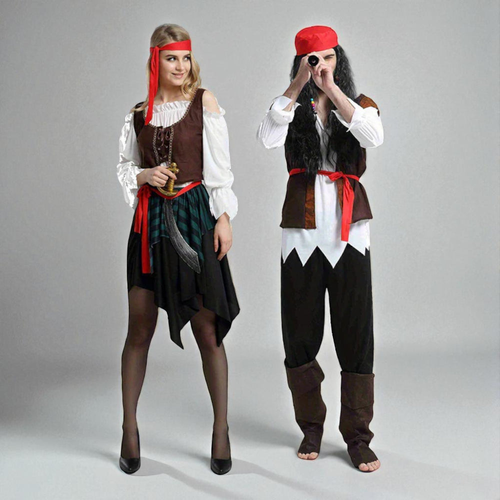 Halloween Pirate Costume Adult Outfit