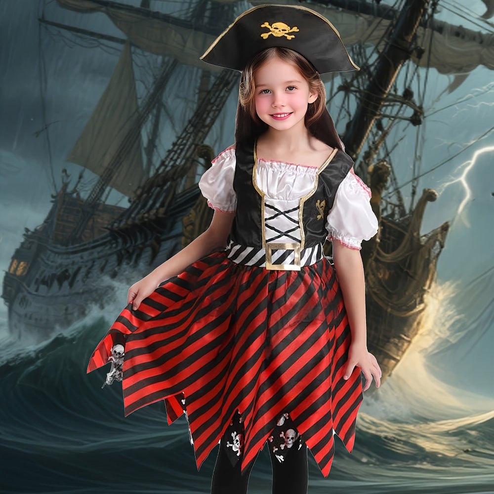 Costume Pirata Bambina Carnevale