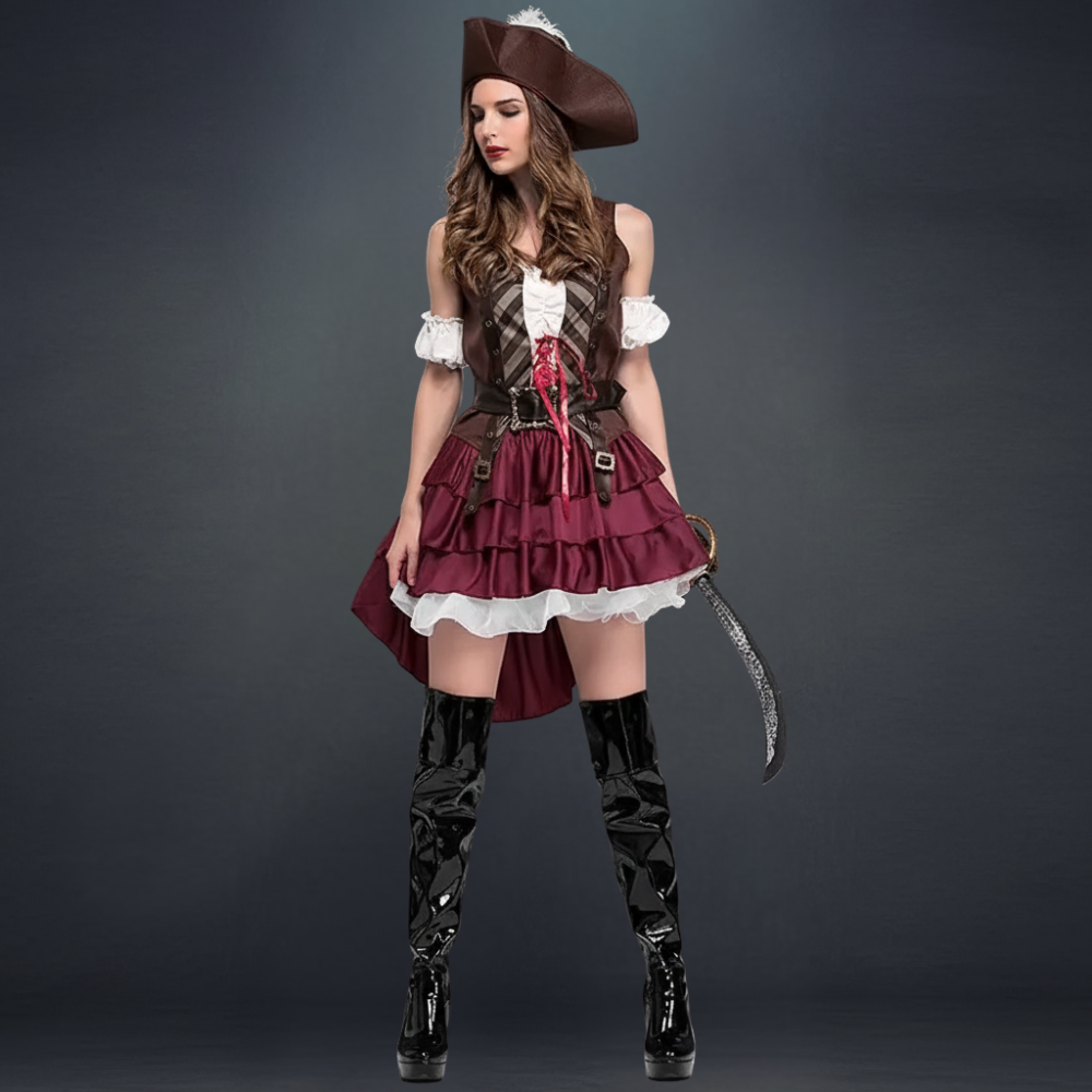Halloween Pirate Outfit Female Costume Set