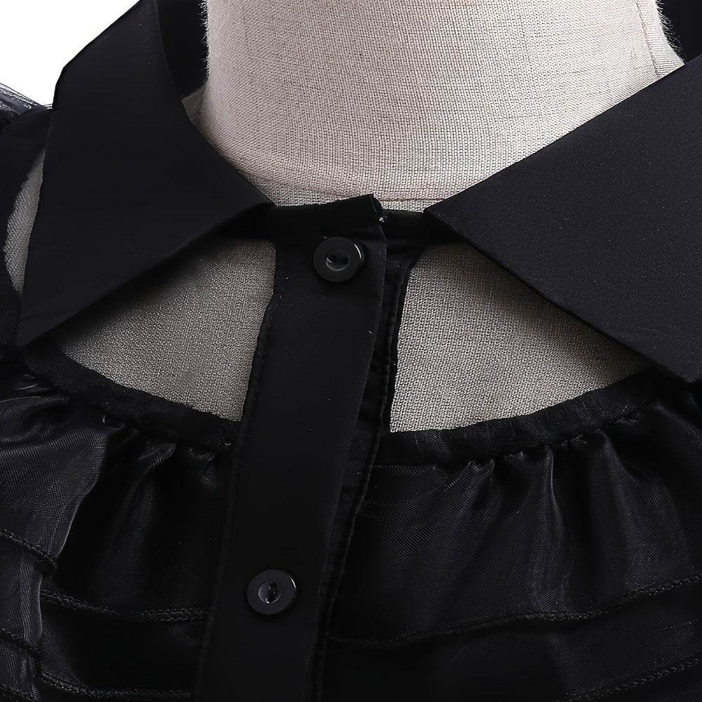 Costume Halloween Enfant Sorcière Robe Gothique