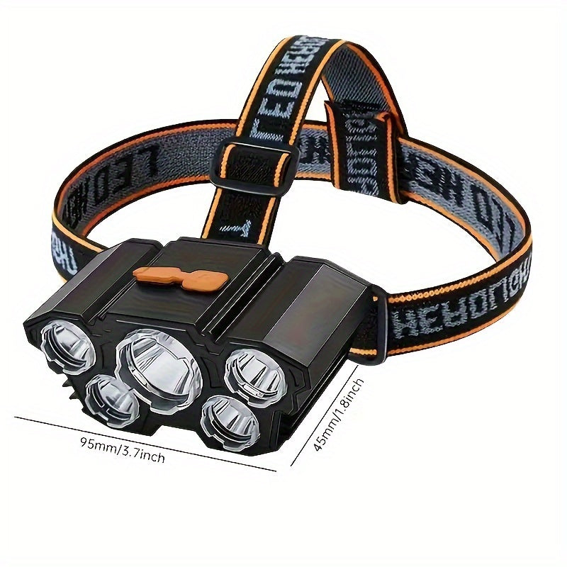 LED Headlamp Rechargeable Hunting Gear Outdoor Light