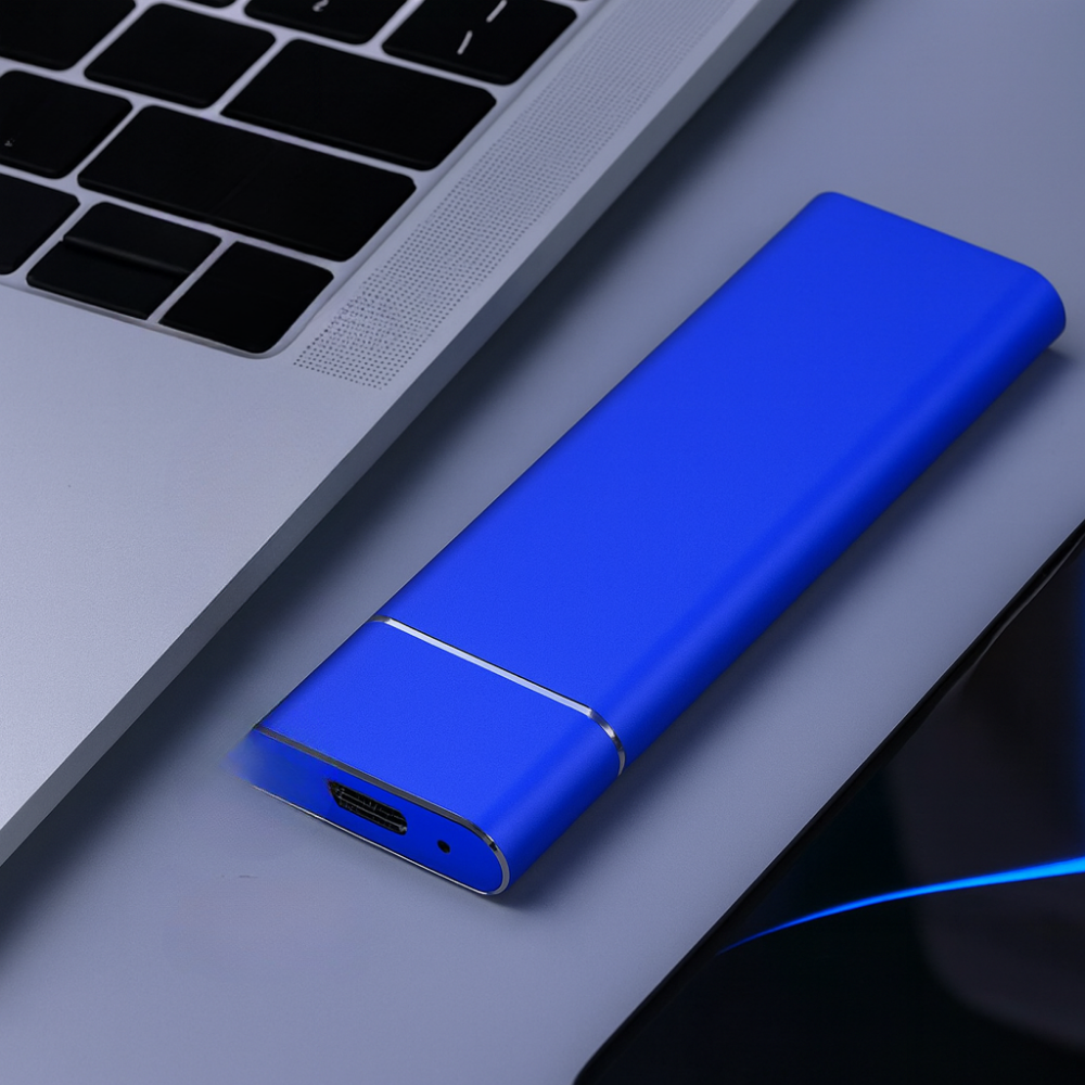 Ekstern SSD-drev USB aluminium lagerplads