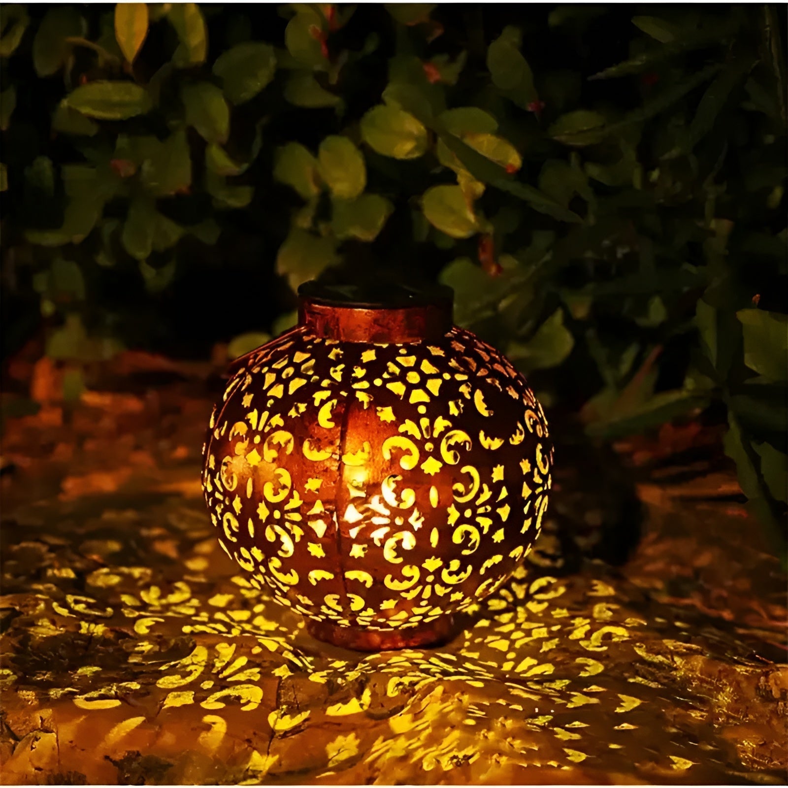 SolarFlare | Lampe de jardin solaire vintage | Éclairage extérieur étanche