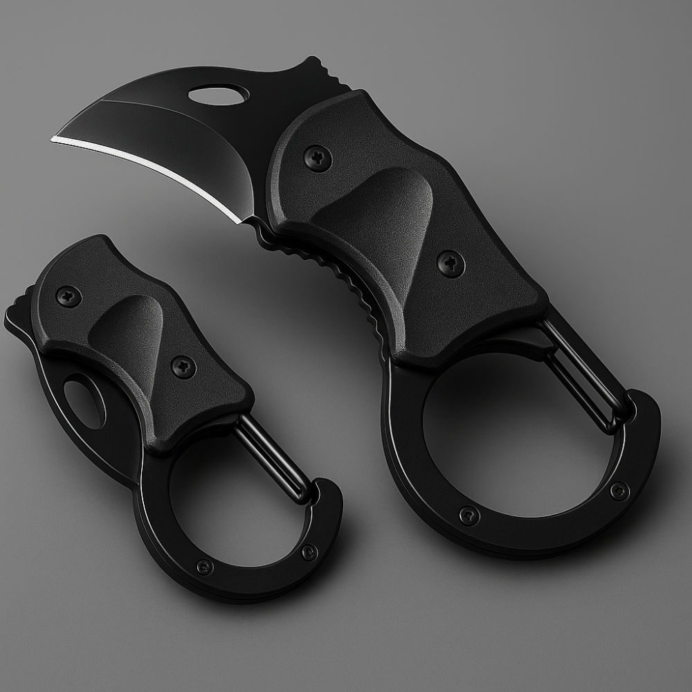 Hunting Gear Folding Pocket Knife Carabiner