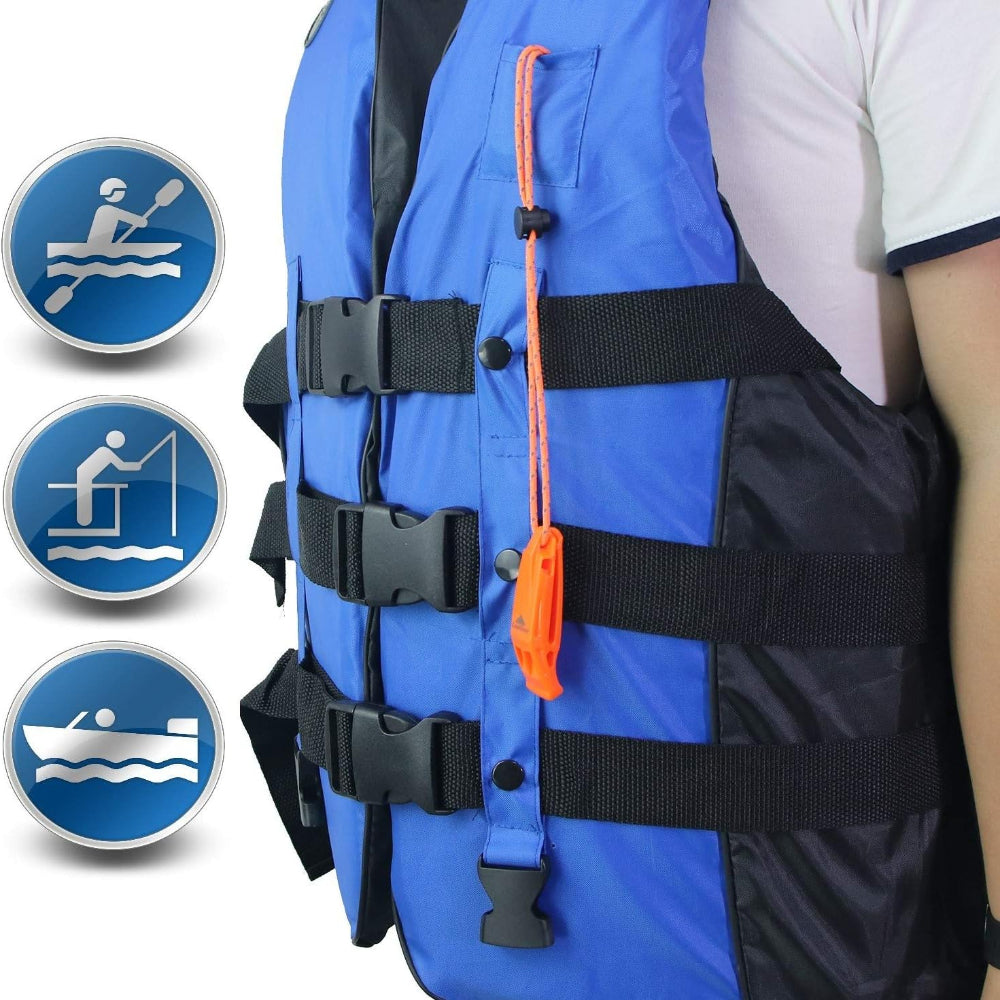 Hunting Gear Safety Plastic Survival Whistle Lanyard Camping