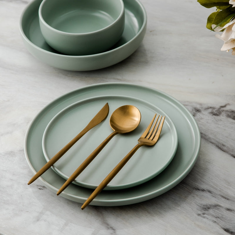 Bestiksæt Rustfrit Stål Minimalistisk Design