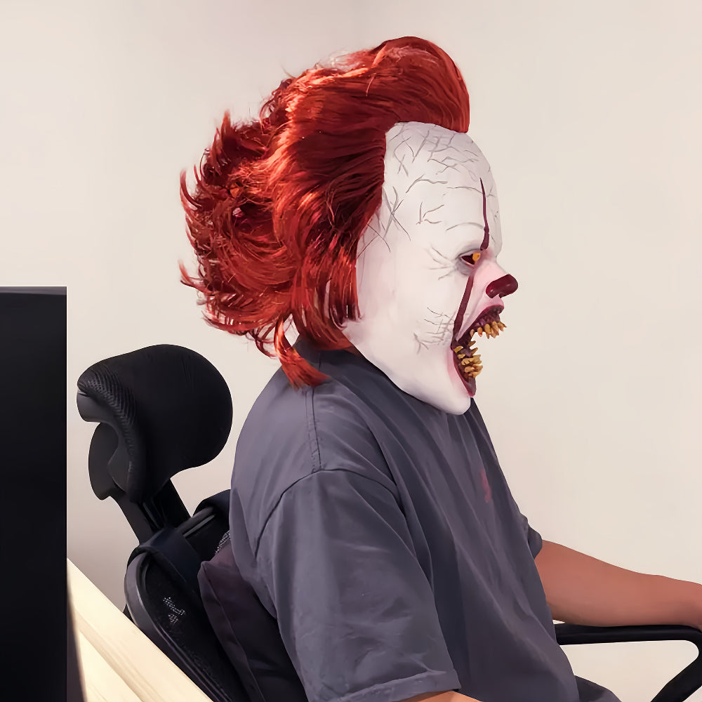 Halloween Mask Latex Scary Clown Face